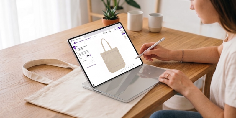 Easy Way to Customize a Blank Tote