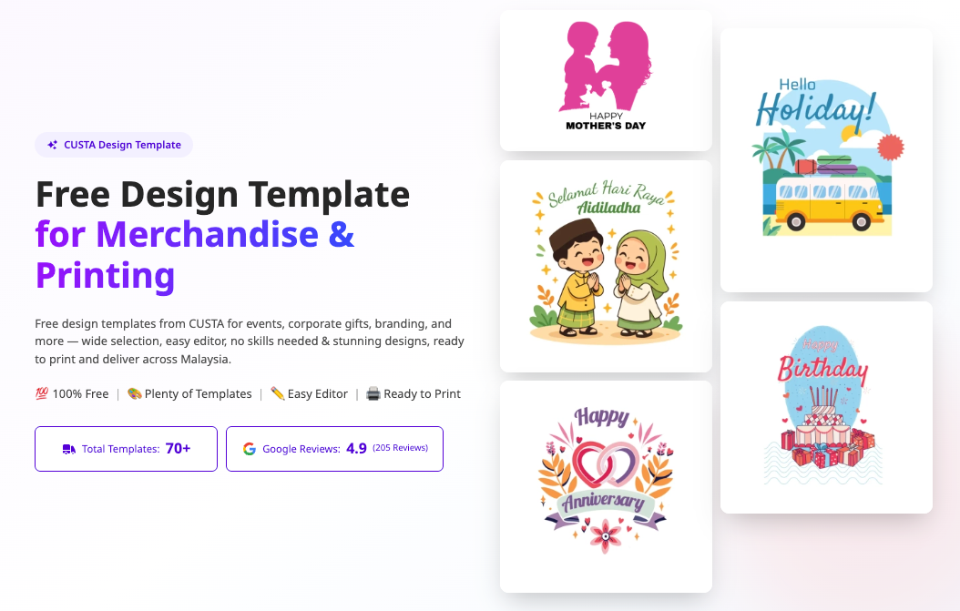 CUSTA Design Template