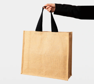 Laminated Jute & Canvas Workhorse Bag