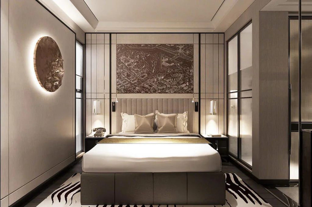 A comfortable and well-appointed room featuring either one double bed or two single beds. Ideal for flexible travelers.