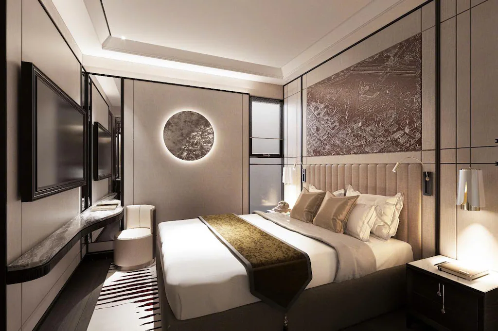 A spacious and elevated room offering a larger double bed and enhanced amenities for a relaxing stay.
