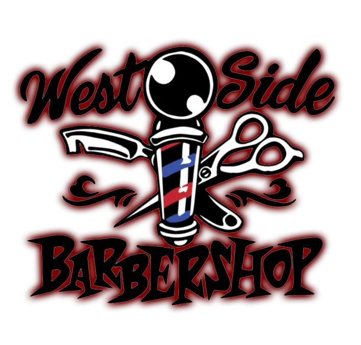 west side barber shop logo