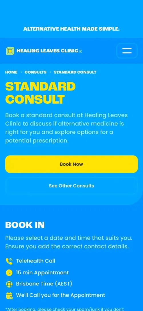 Example Booking