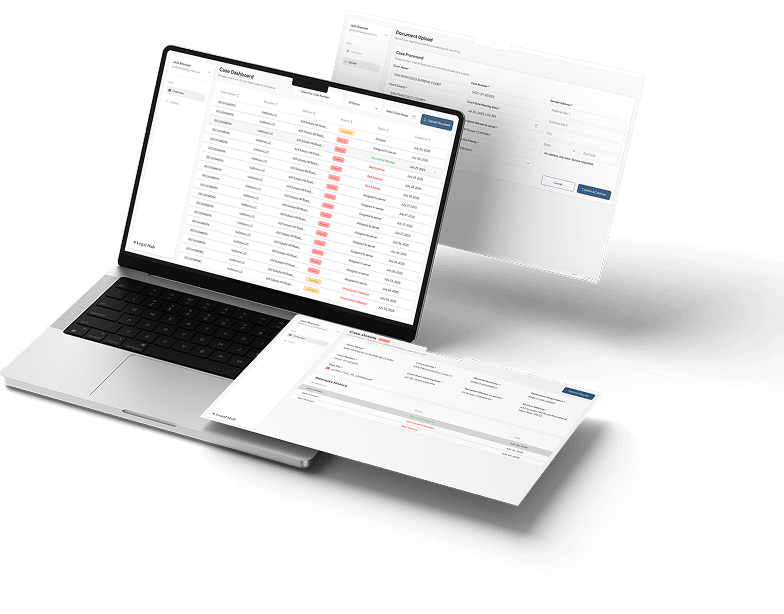 Legal hub Portal Mockup