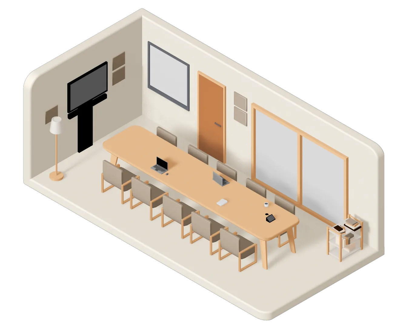 Modélisation 3D d'une Salle du conseil