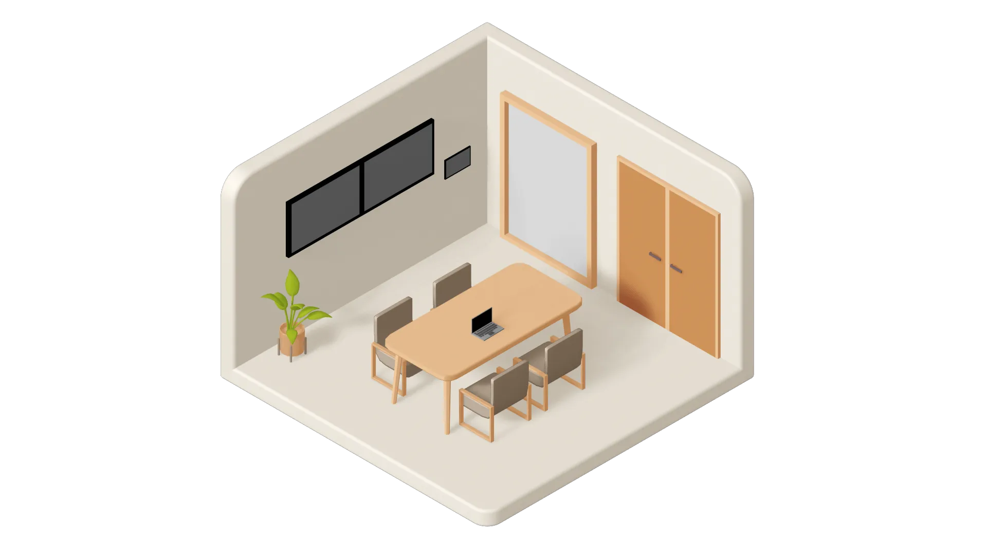 Modélisation 3D d'une salle de réunion