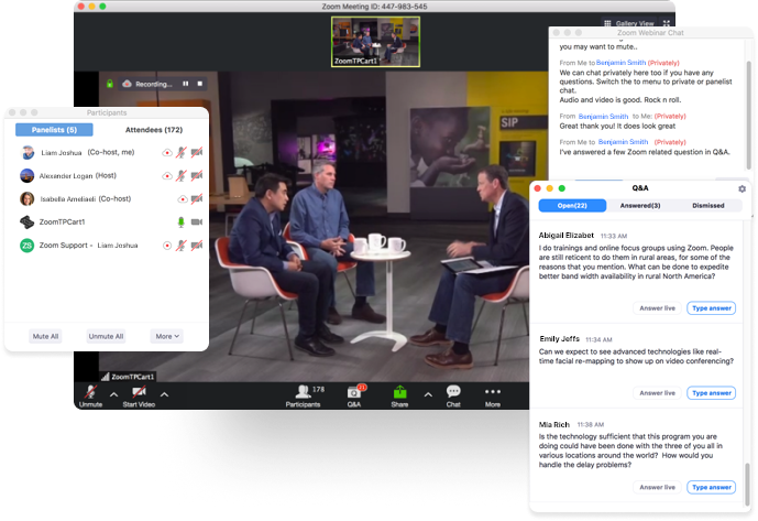 Organisez des webinars avec Zoom