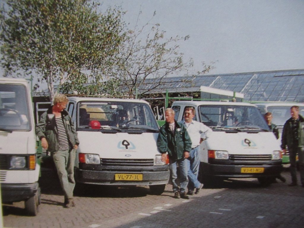 Deel wagenpark jaren tachtig