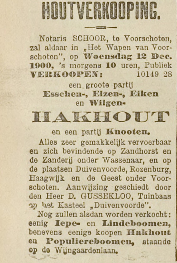 Leidse courant december 1900