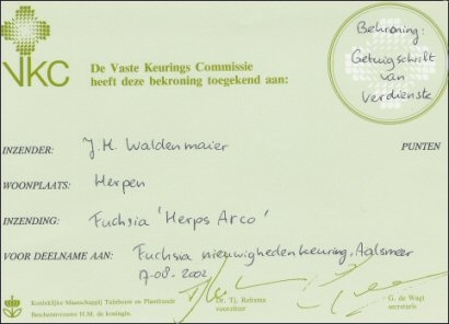 Oprichting Kring Bloemist Hoveniers