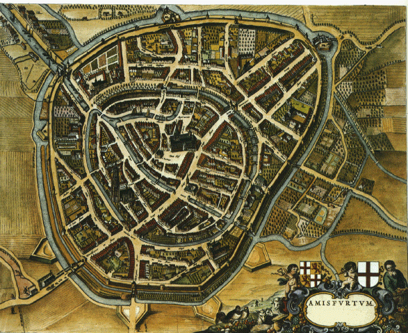 KAART BLEAU AMERSFOORT 1645