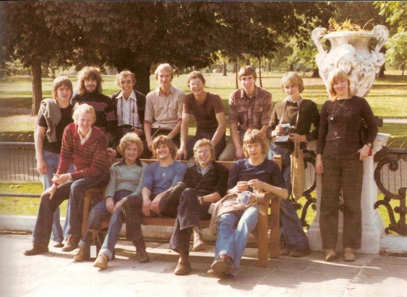 Deel van de klas Frederiksoord 1978 Hydepark Londen