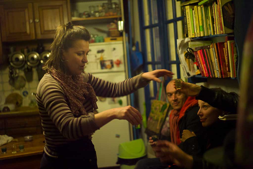 Photo d'un apéro contes gourmand avec Sophie Chenko