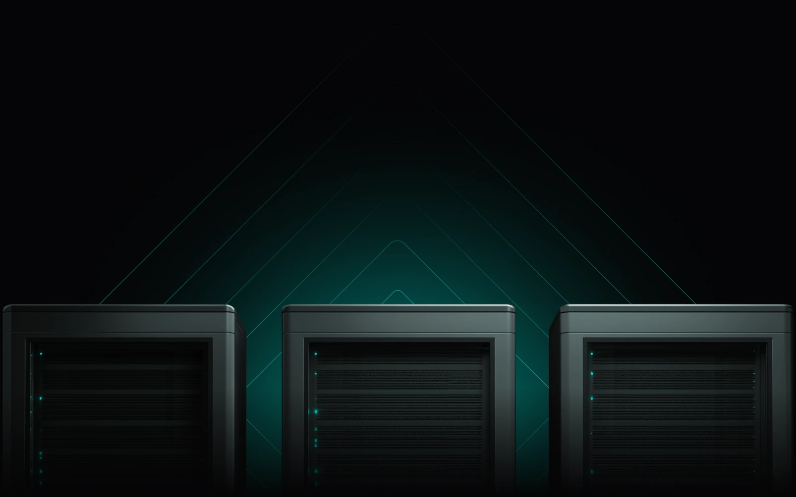 Server racks illustrating the infrastructure managed by the NDC360 Network Device Controller
