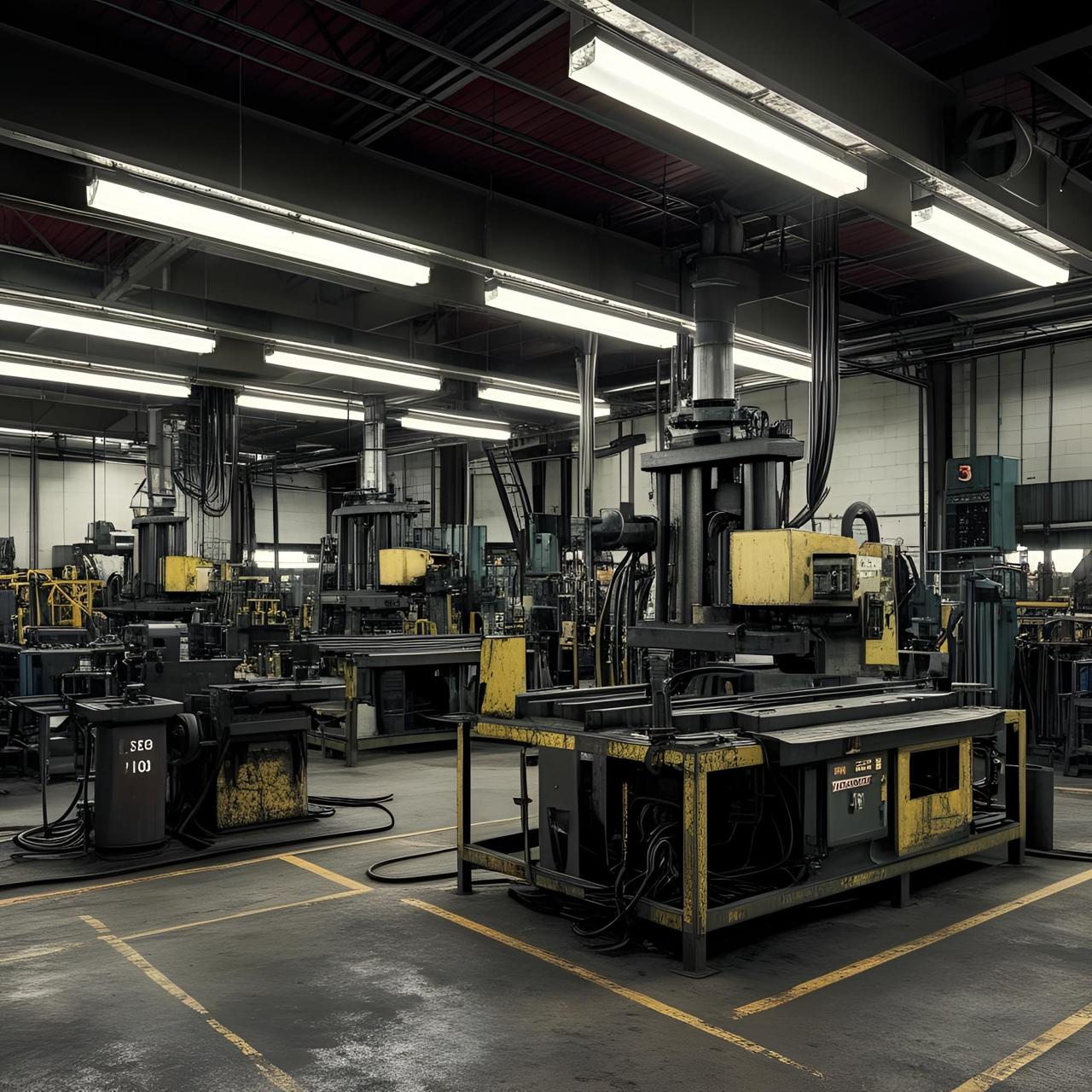 Engineering sector image showing industrial design and mechanics