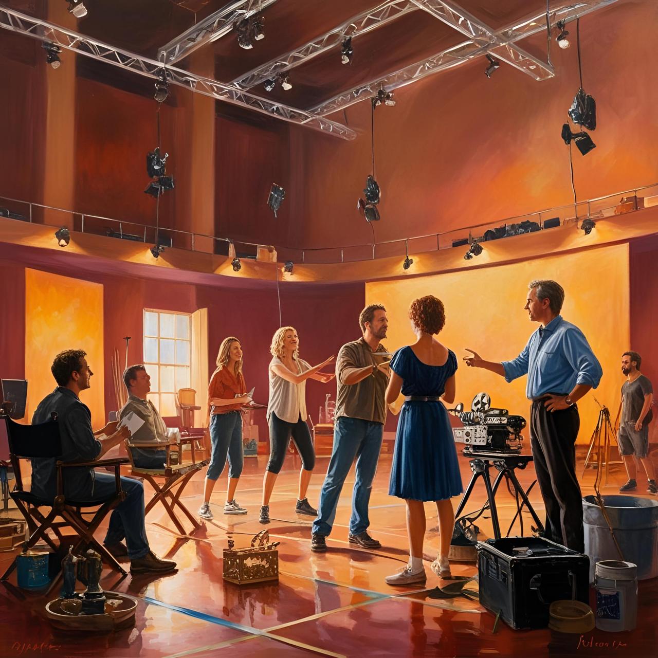 Media and writing industry image showing creative journalism