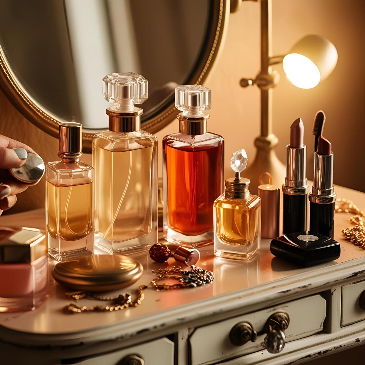 Cosmetics and beauty image showing skincare and makeup innovation