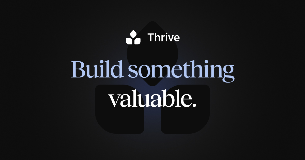 Thrive Protocol - Crypto's GDP layer