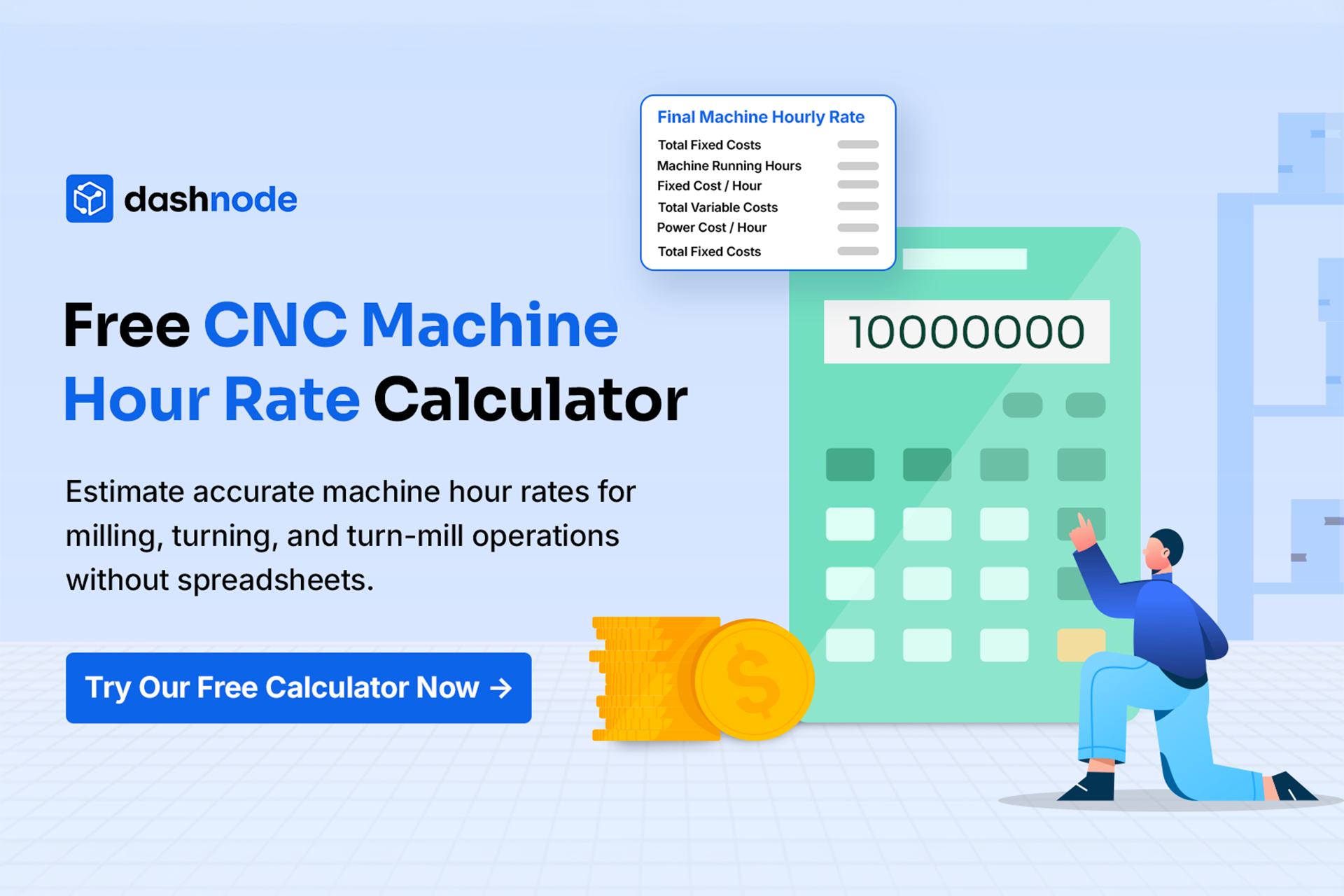 Free Machine Rate Calculator