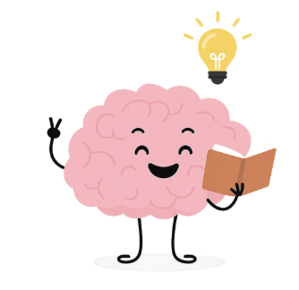 Backkr's Mascot, business brain.