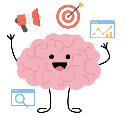 Backkr's Mascot, business brain.
