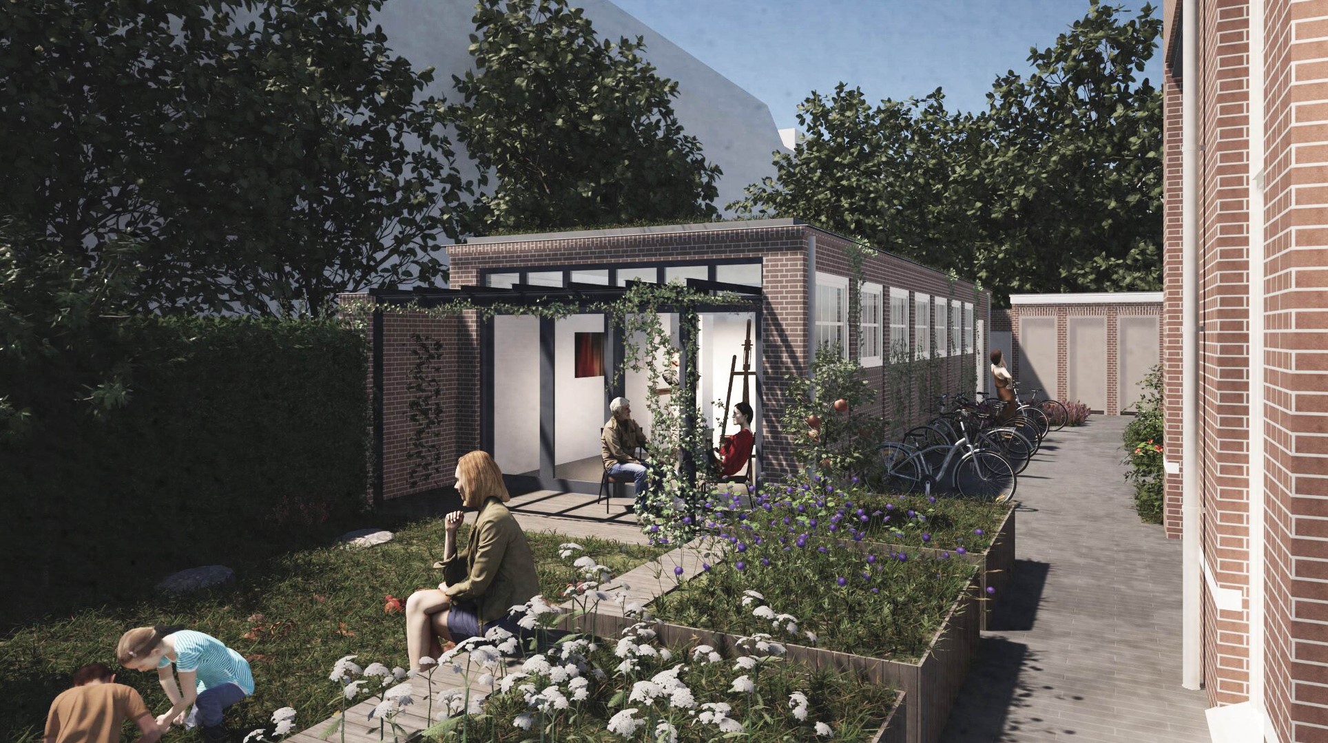 Impressie Balistraat tuinhuis