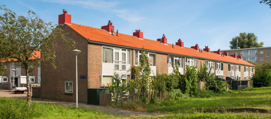Rijwoningen in de Couperusbuurt