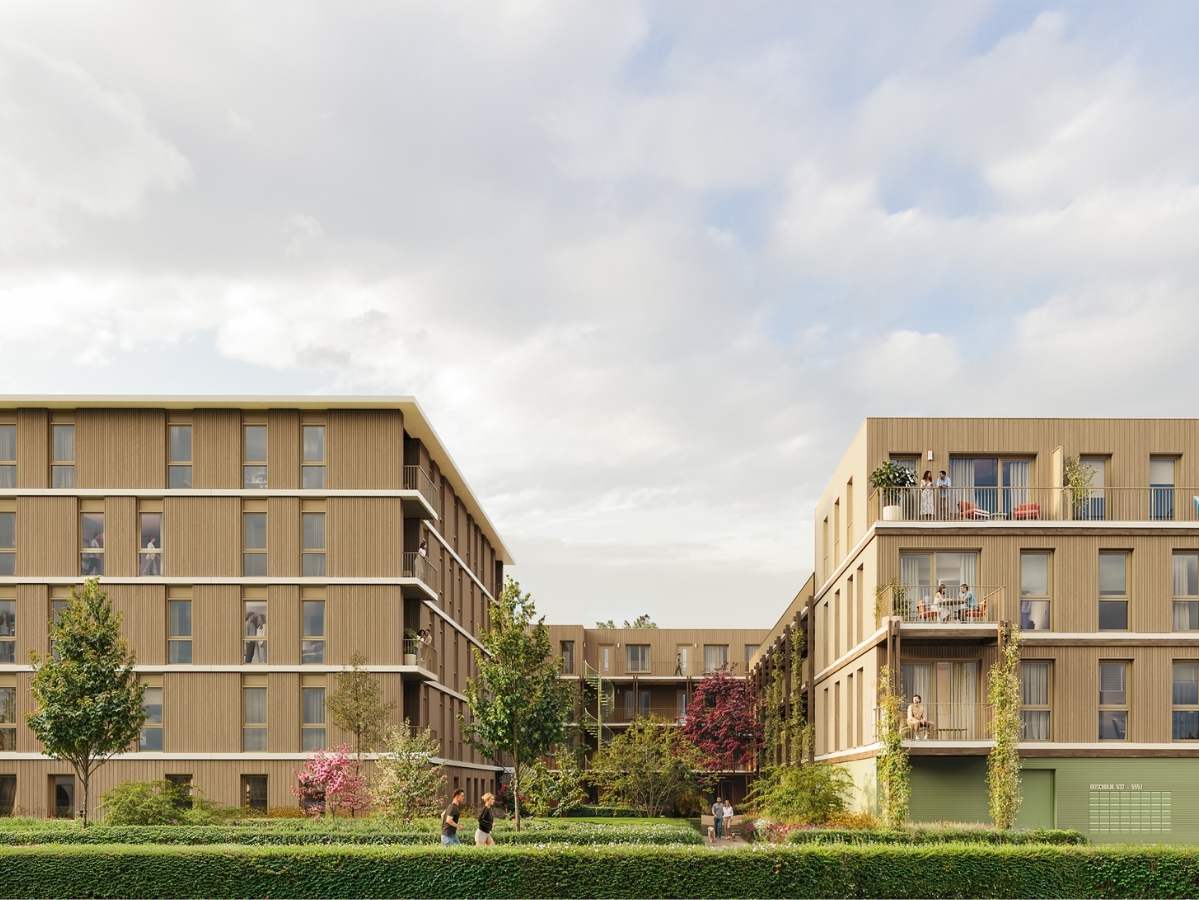 AI met houtbouw appartementen