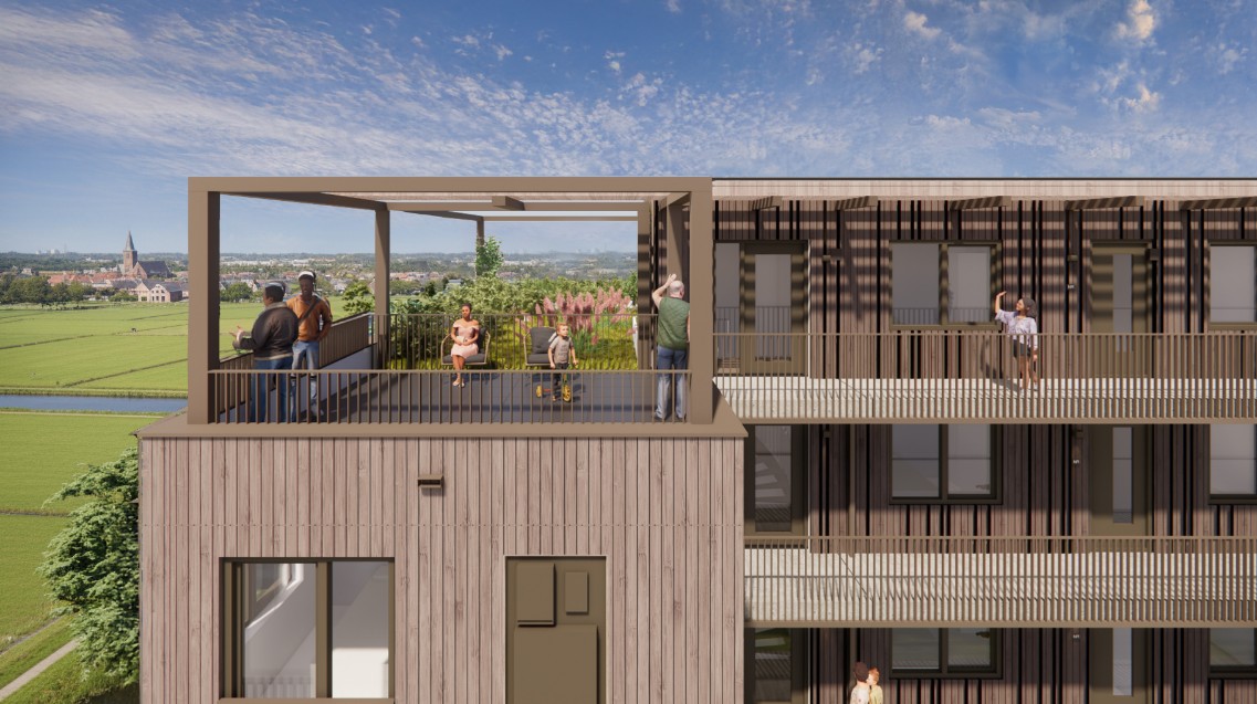 Ontwerp van bovenste verdieping Poelenburg