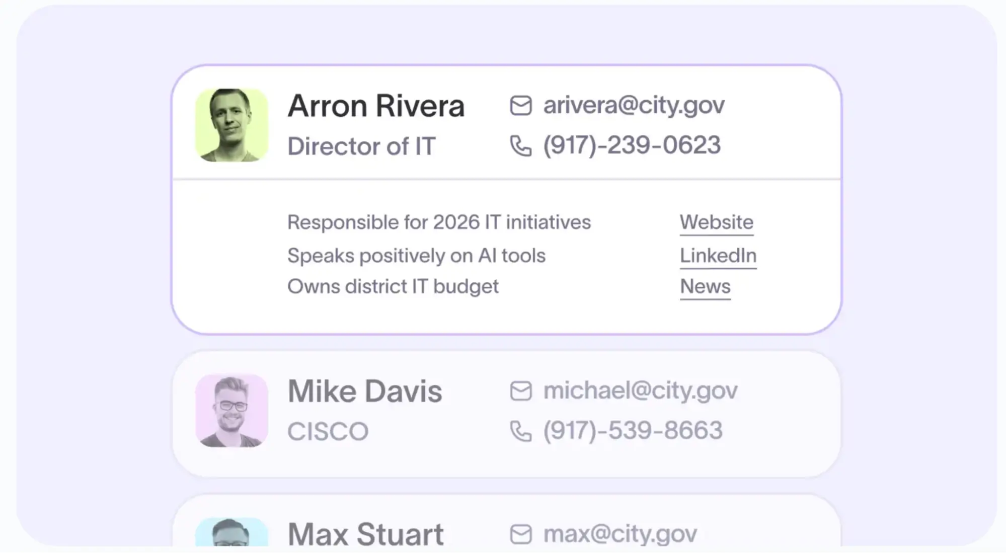 competitor contract data