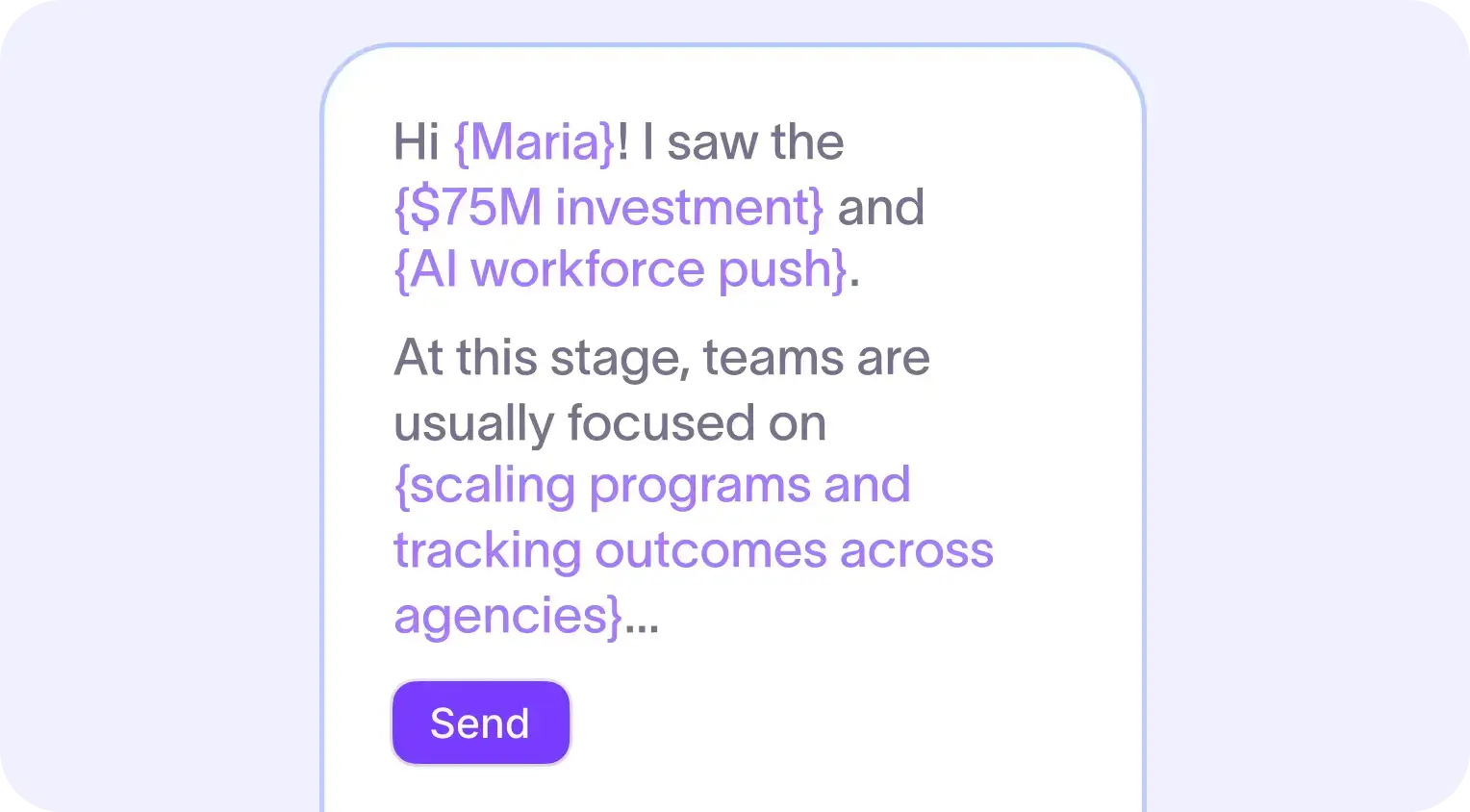 Turn buying signals into personalized outbound email