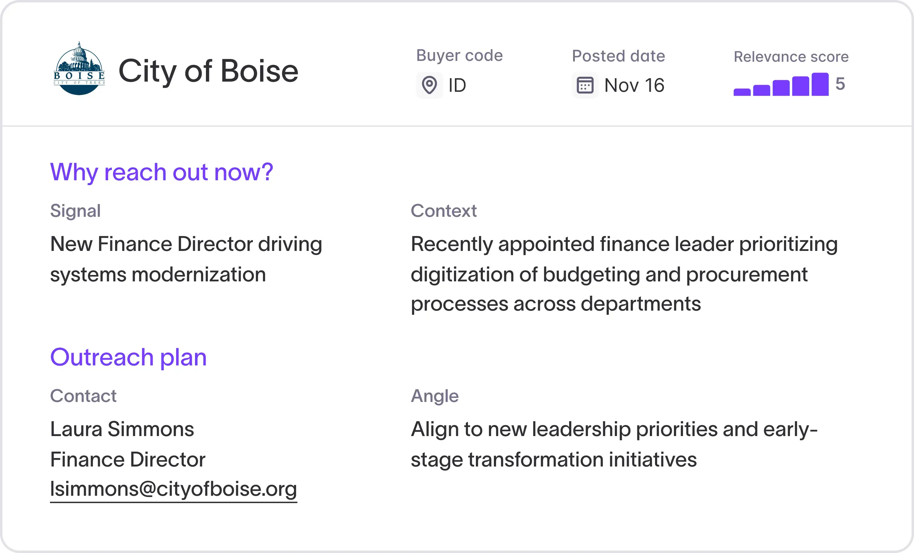 Personalize outreach based on customer logos