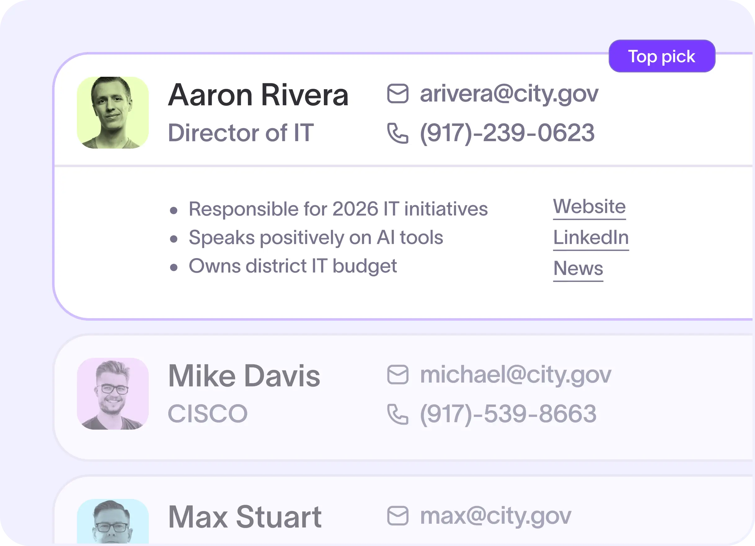 Track legislative changes for government sales opportunities