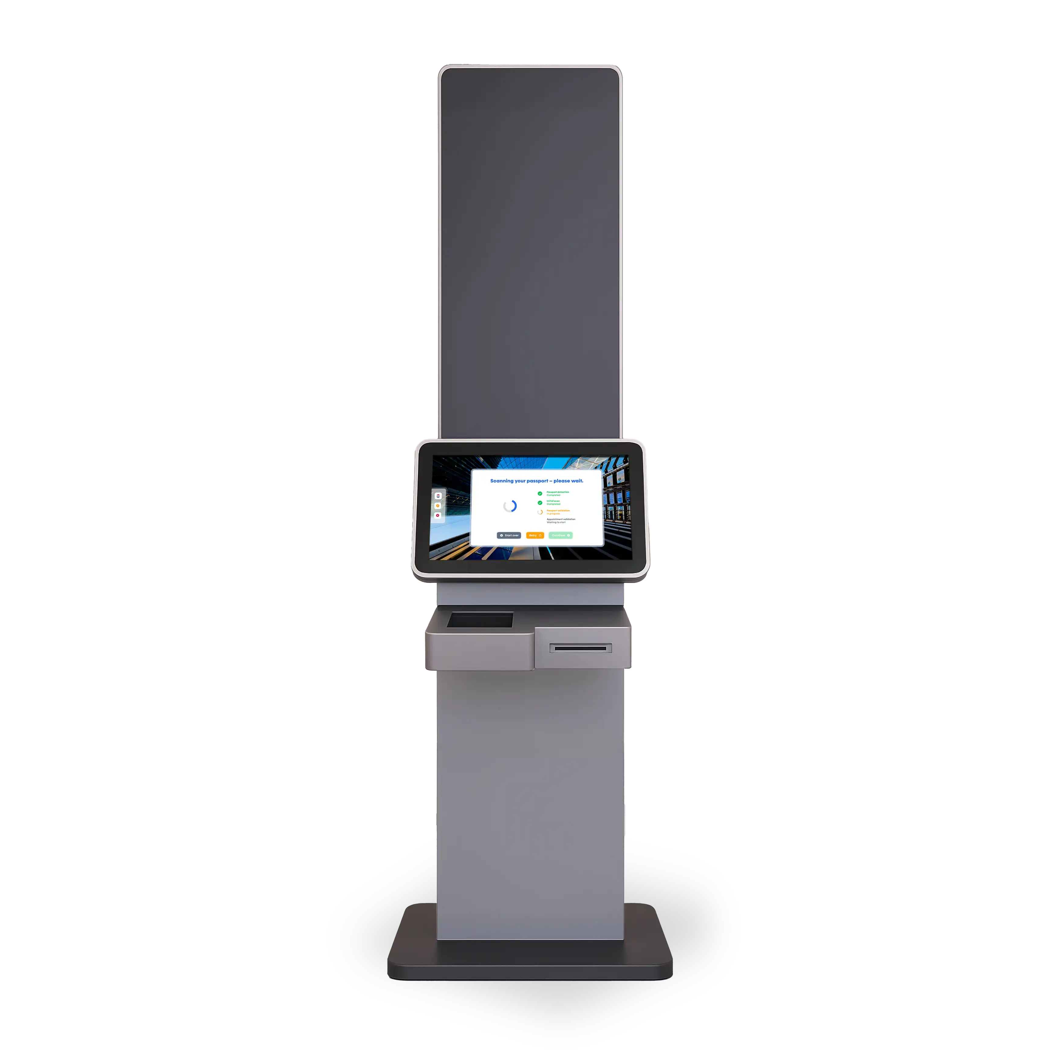 Geen rijen, hogere betrouwbaarheid met ID Kiosk