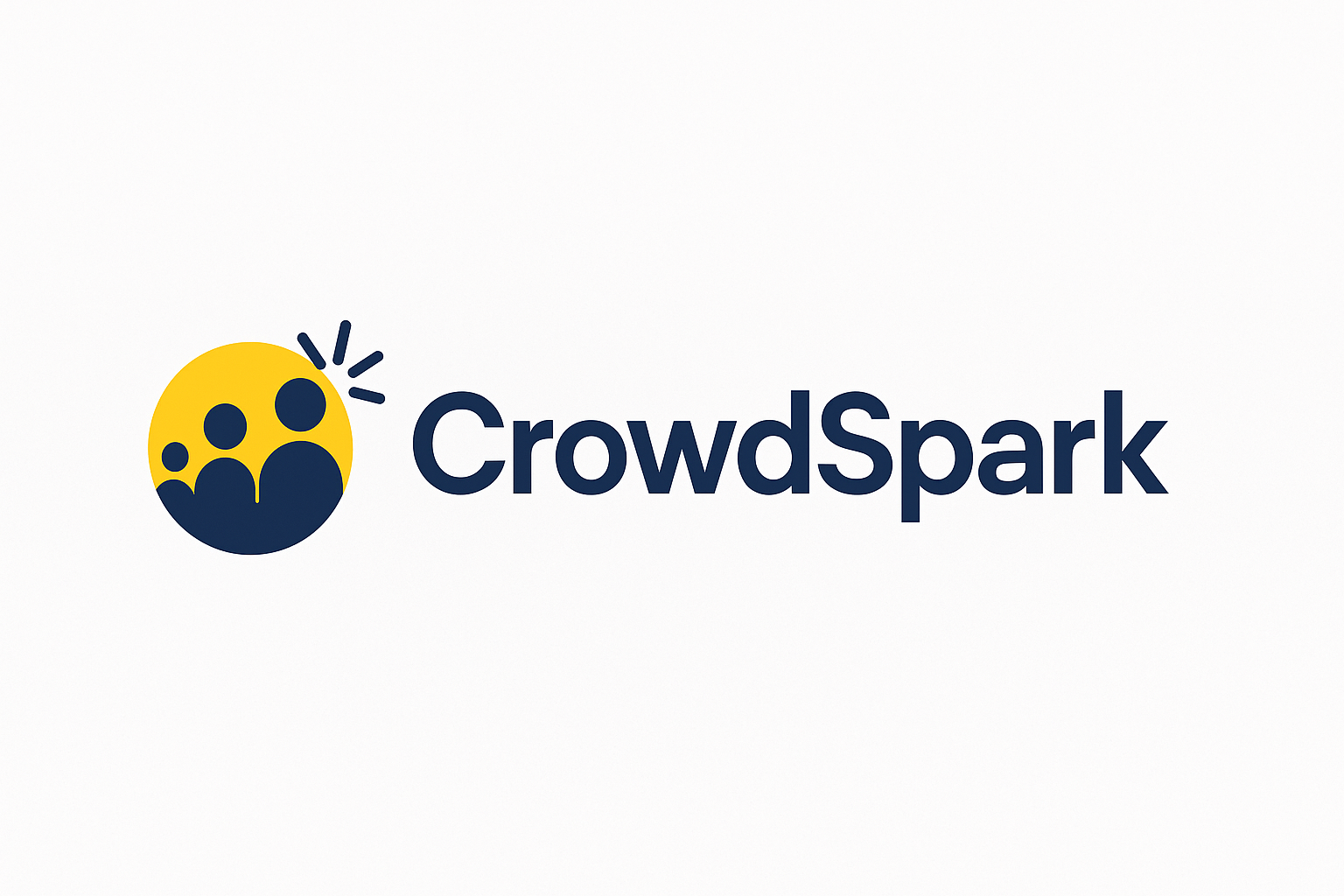 The CrowdSpark logo, clicking takes you to the Homepage