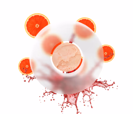 Grapefruit Campari Sorbet