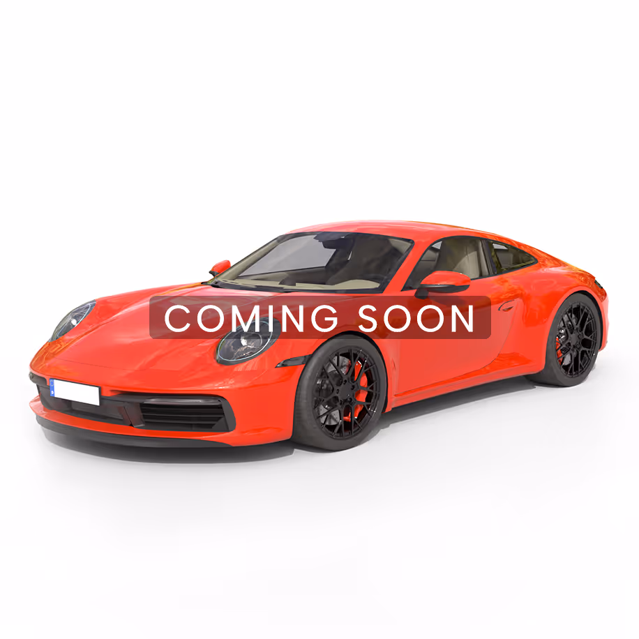 a 3D render of a red Porsche