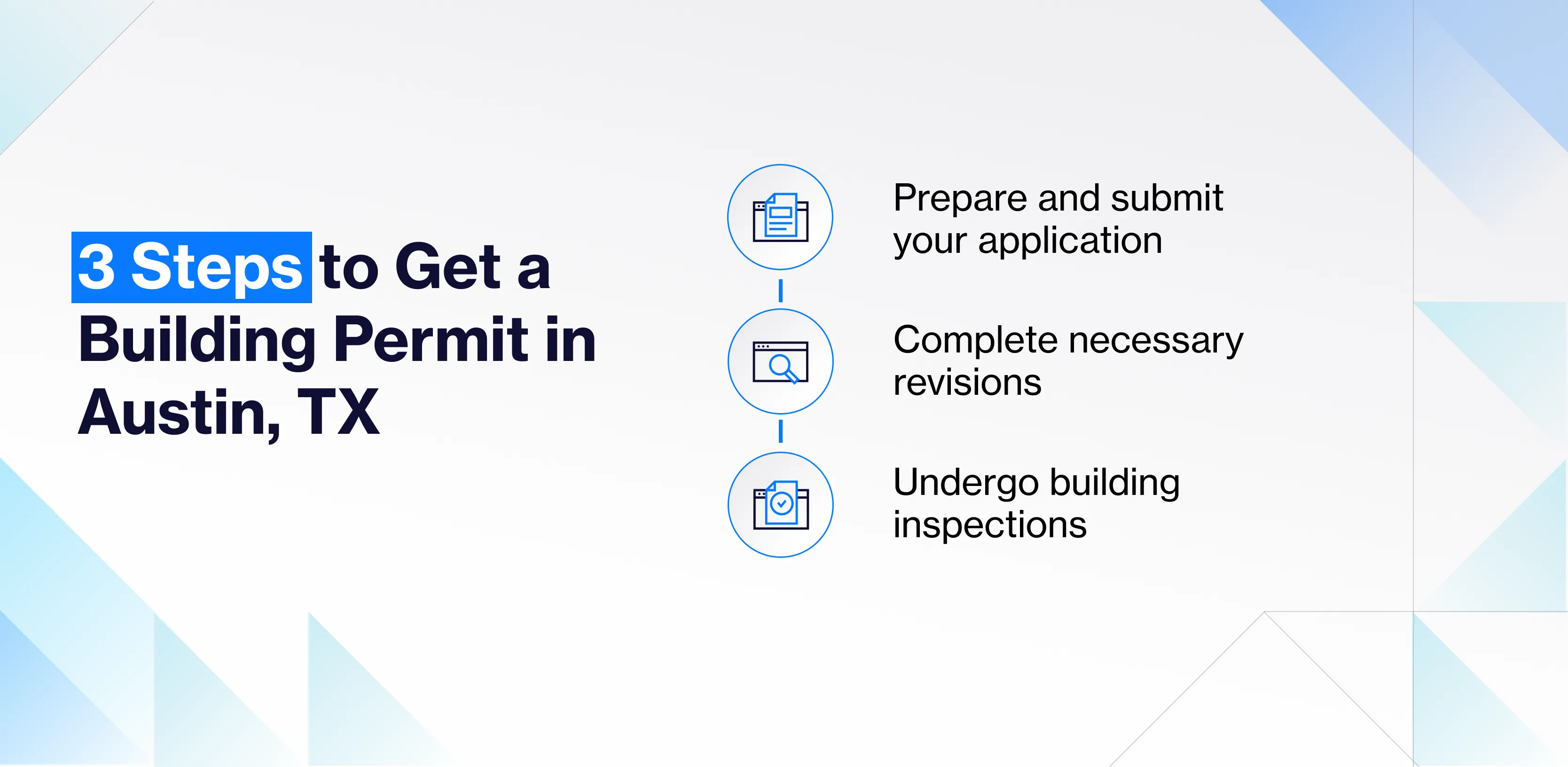 3 steps to get a building permit in Austin TX