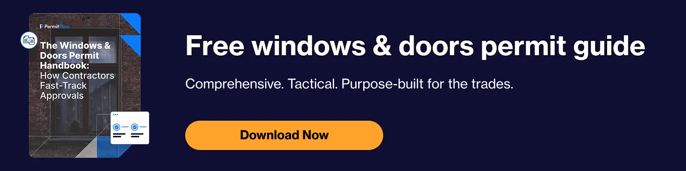 free doors and windows permit guide