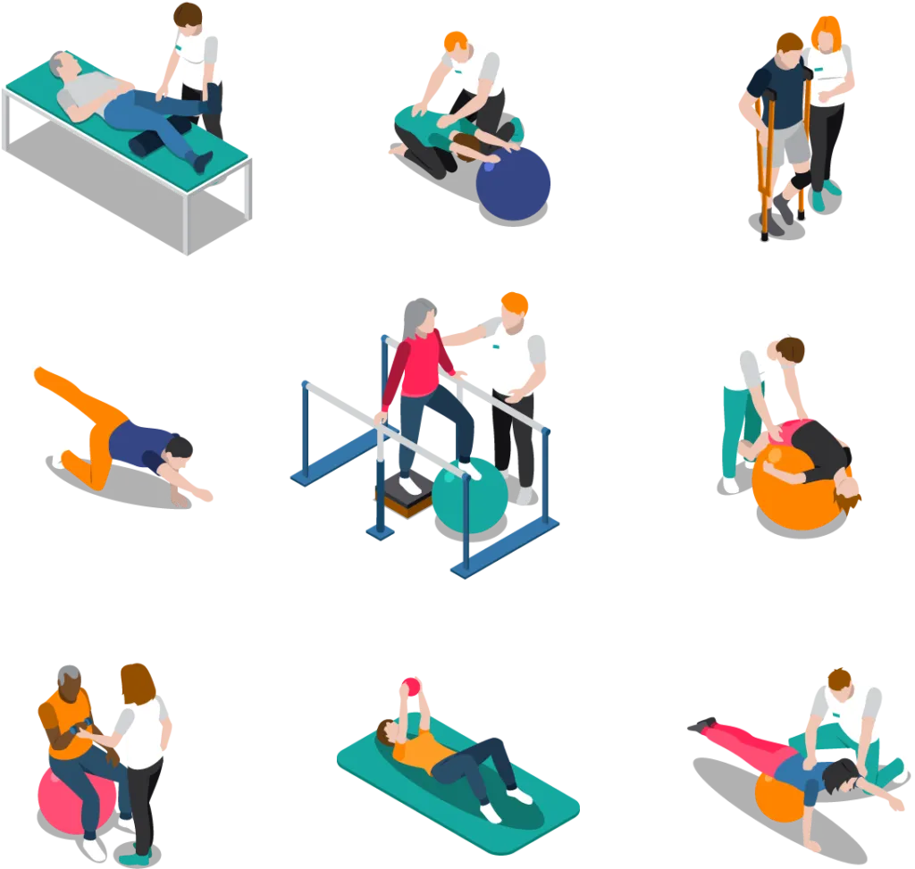 Rehabilitation therapy concept