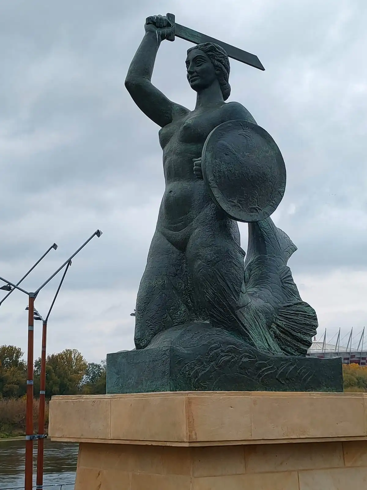 Syrenka nad Wisłą.