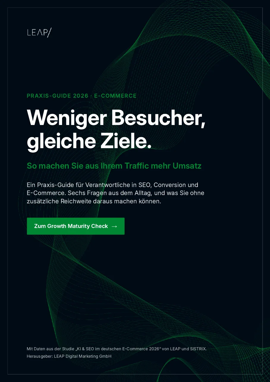 Praxis-Guide Seite 1: Weniger Besucher, gleiche Ziele