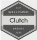 Top B2B Companies Ukraine 2023 - Clutch Award Logo
