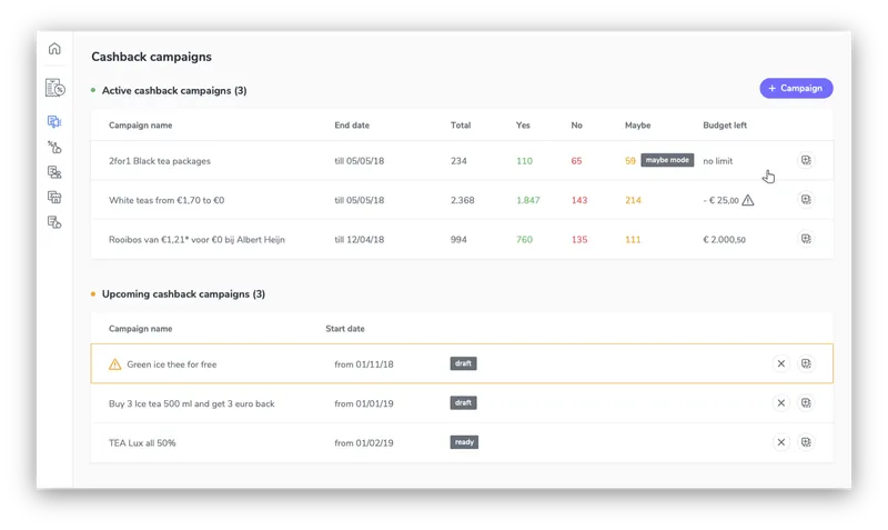 A screenshot of Tur.ai solution for Heineken - #2