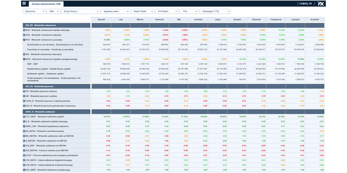 Fincorex Analityka danych