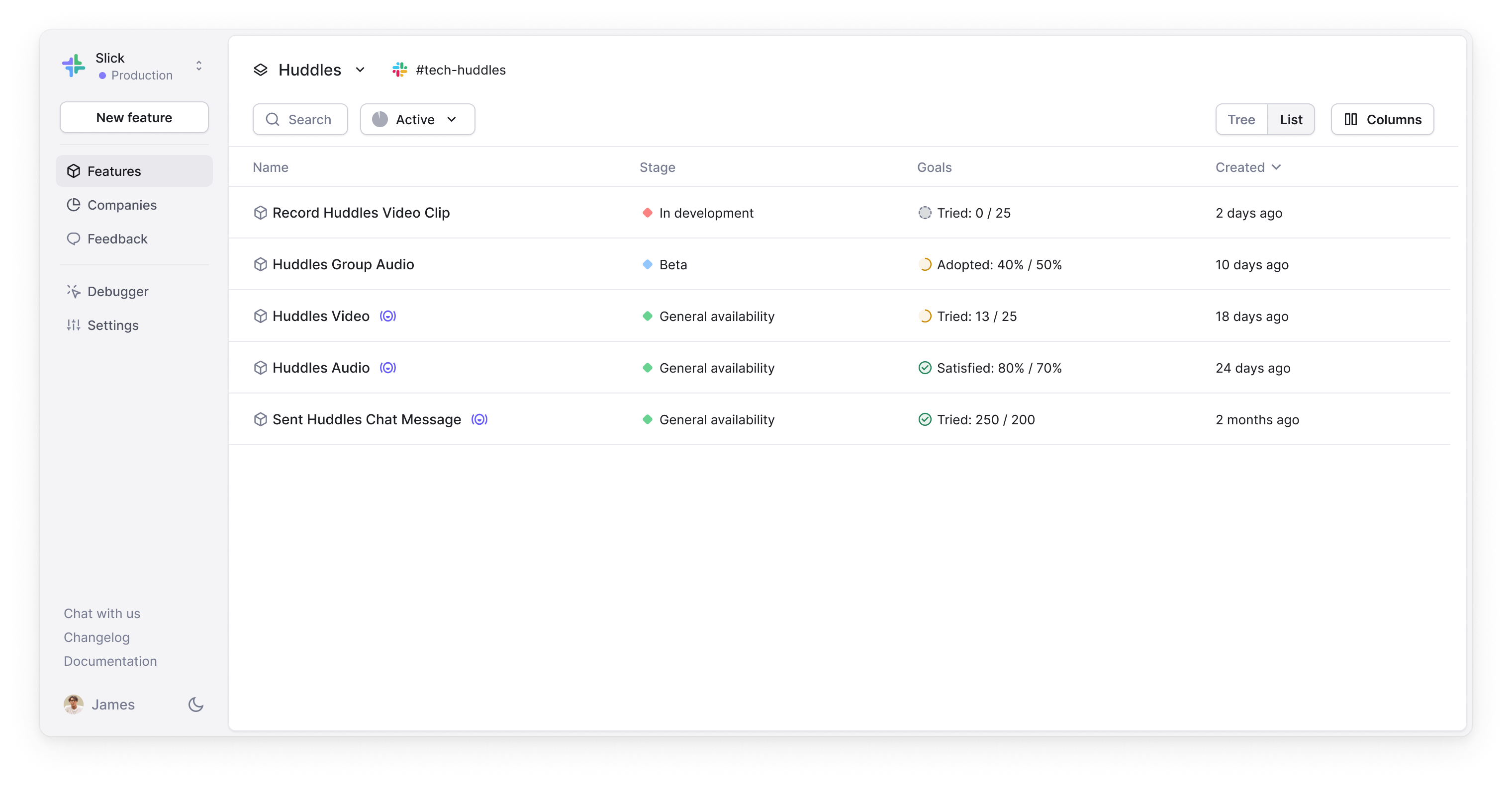 Simple company-level reporting