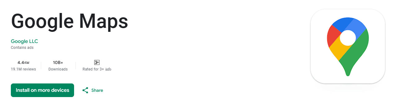 google maps - Best Apps For Travel