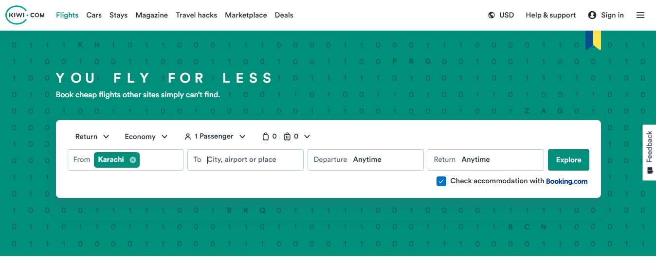 kiwi - Best Apps For Travel