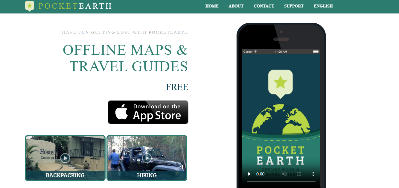 pocket earth - Best Apps For Travel