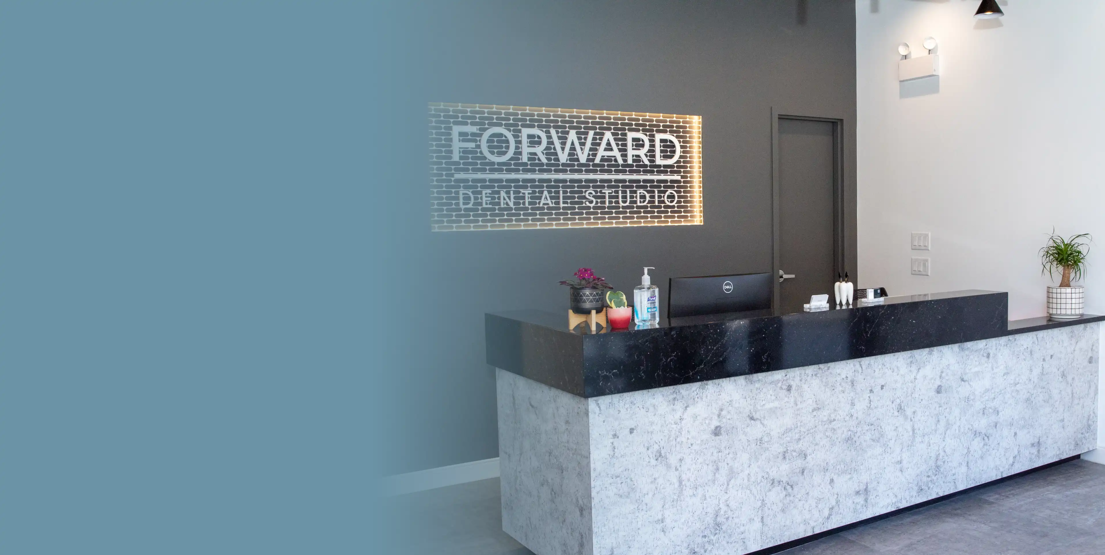 Forward Dental Studio front desk